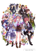 Atelier Rorona The Alchemist of Arland Illustration All Star Characters
