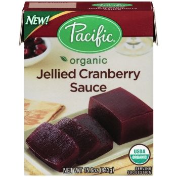 Pacific organic Jellied Cranberry Sauce.