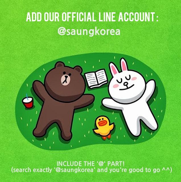saungkorea LINE (saungkorea.com)