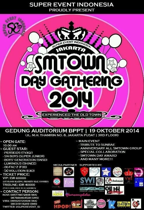 SM Town 2014 Jakarta Gathering Saung Korea