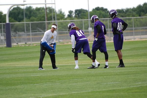 Cordarrelle Patterson at Vikings camp 2013