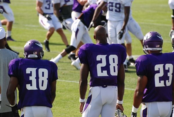 Adrian Peterson's Bald head