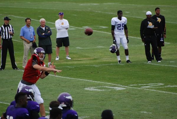 Christian Ponder Vikings Camp 2013