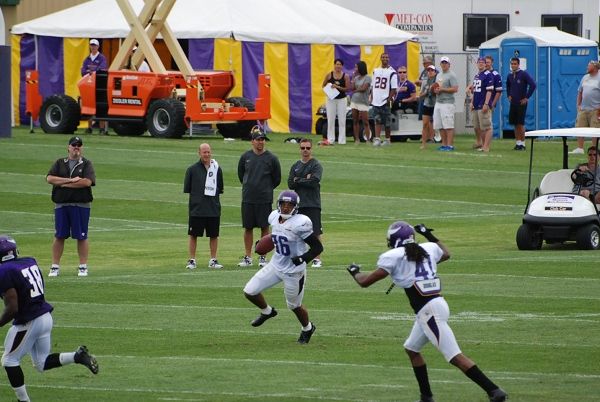 Defense at Vikings camp