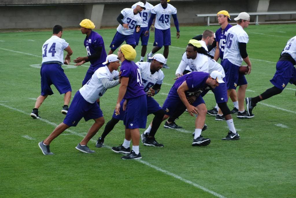 Indoor walk through for Vikings