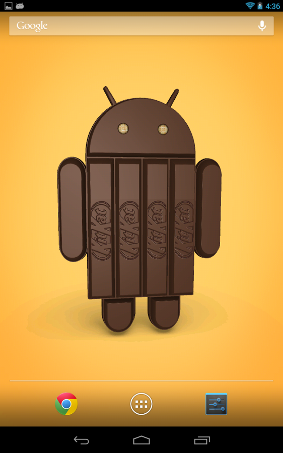 Android KitKat 3D