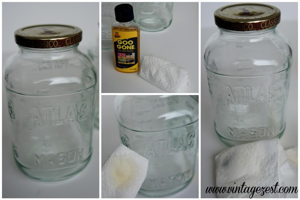 Tips for Prepping Mason Jars for Upcycling on Diane's Vintage Zest!