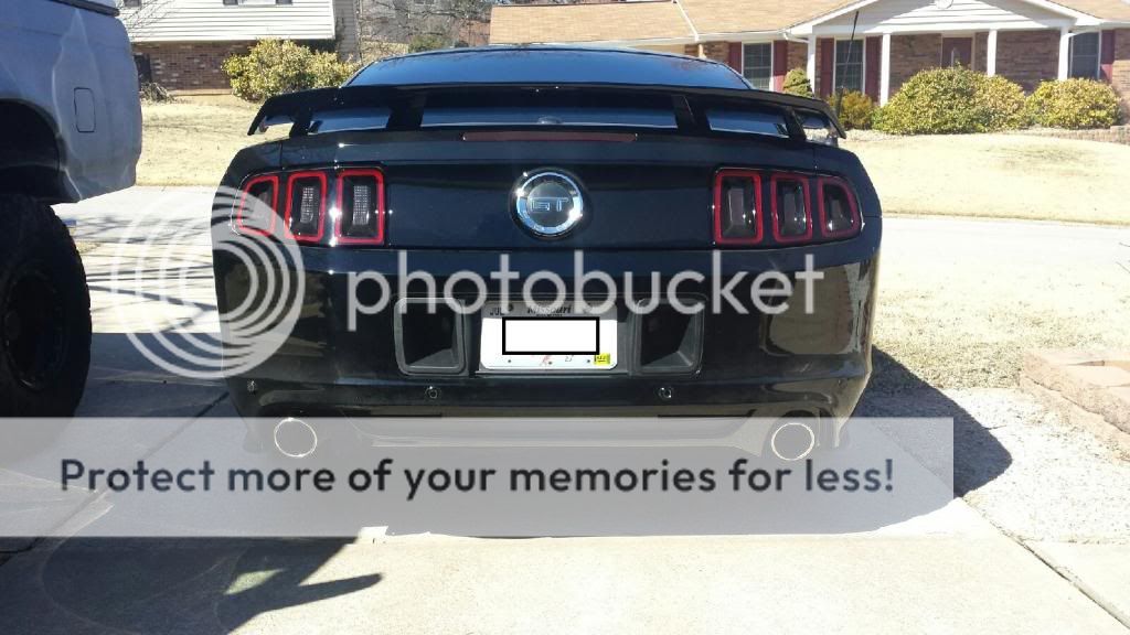 RTR license plate surround installed | Ford Mustang Forum