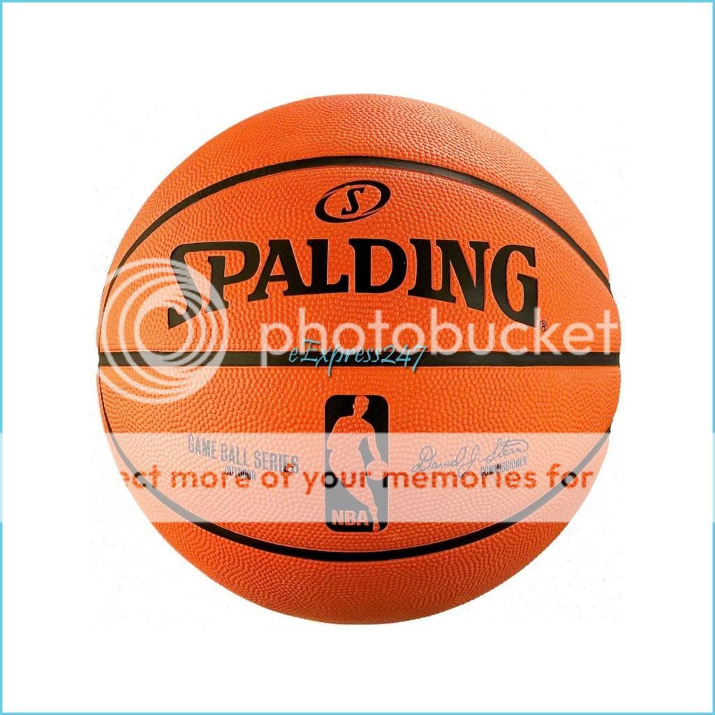 New Spalding NBA Replica Rubber Outdoor Basketball Official Size 7 29 5"