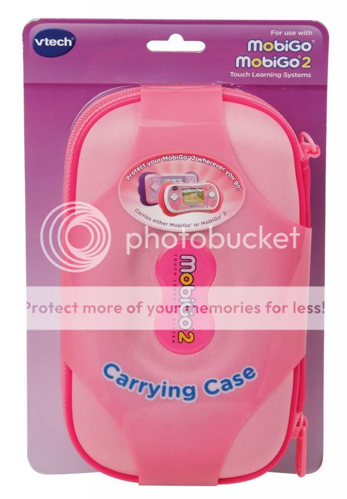 New Vtech MobiGo Touch Learning System Carry Case Pink 