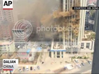 WATCH: Fire engulfs tower block in China