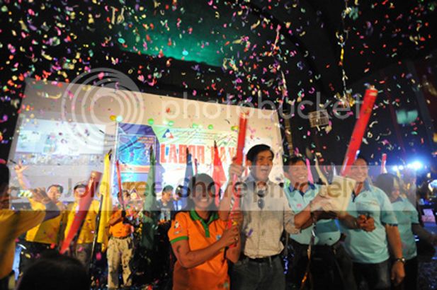 Labor sector rift evident in rally