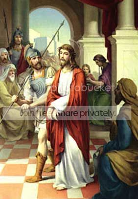 First Station: Jesus is condemned to death