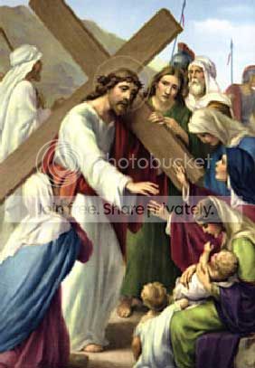Eighth Station: Jesus meets the women of Jerusalem